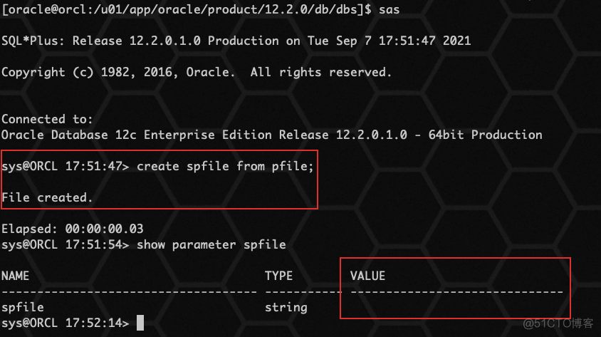 Oracle spfile 参数文件_oracle_18