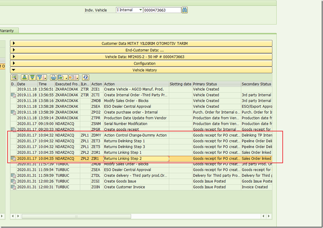 TURKEY Example–KMAT stock order ZTIR_IT_06