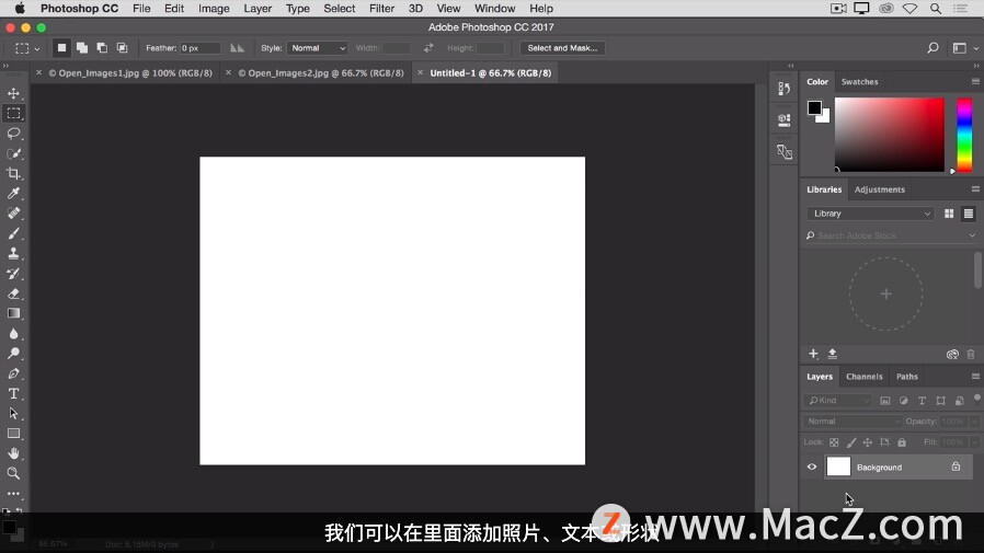 「Photoshop 入门教程」如何在Mac版 Photoshop 中打开图像？_苹果Mac_12