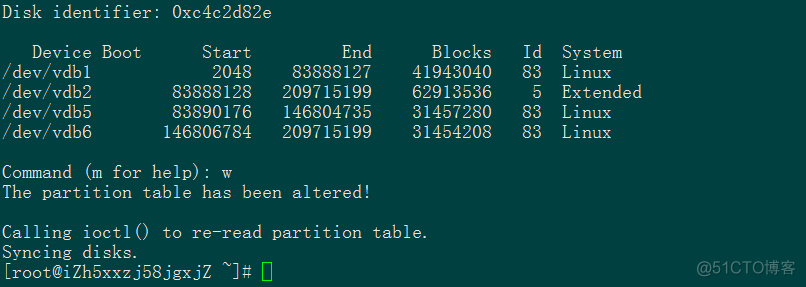 Centos7下的磁盘分区_磁盘分区_21