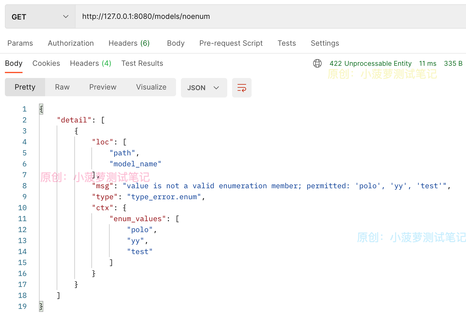 FastAPI（4）- 路径参数 Path Parameters_错误提示_11