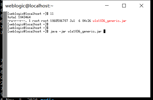 3.3 weblogic界面安装_bash_06