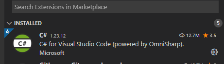 在Visual Studio Code中运行C#项目程序_.net