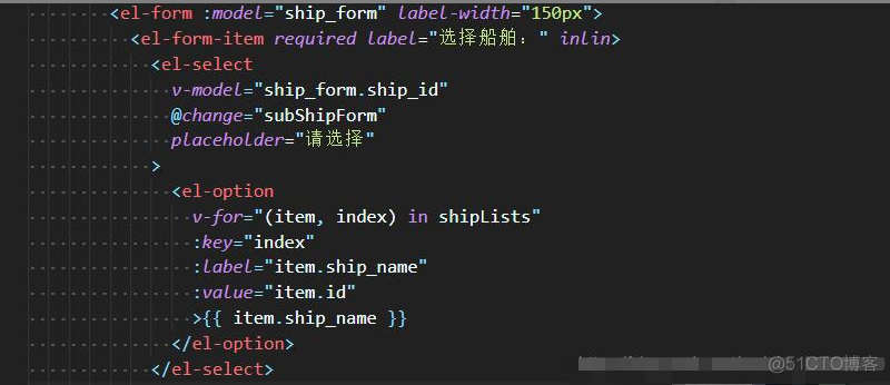 vue select 获取value和lable操作_控件