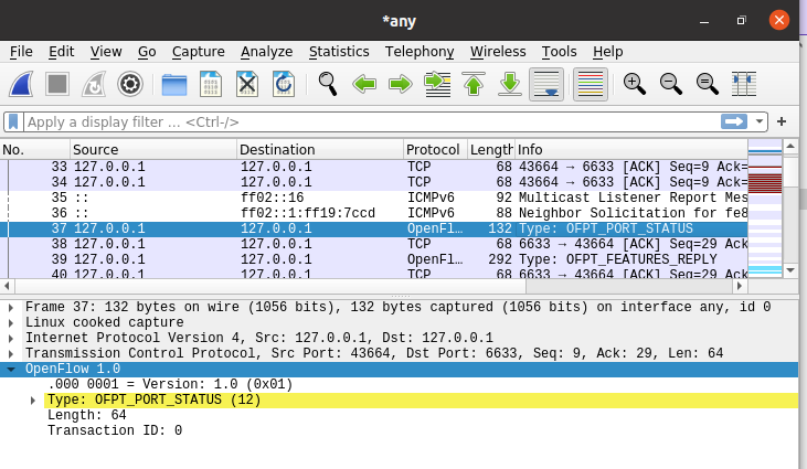 SDN实验三：OpenFlow协议分析实践_oracle_09