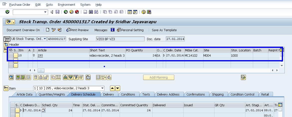 Consignment Processing in SAP Retail_供应商寄售_17