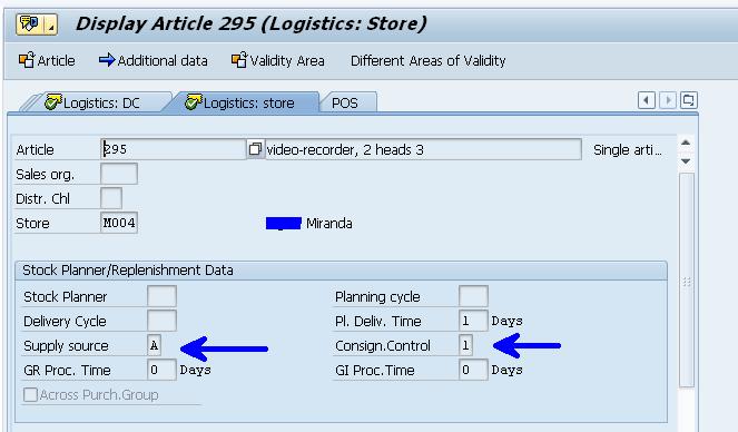 Consignment Processing in SAP Retail_STO_12