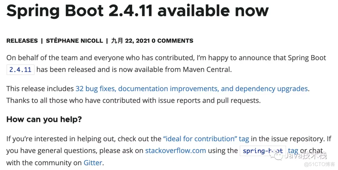 Spring Boot 2.5.5 发布，2.6.0 也要来了！_生产环境_03