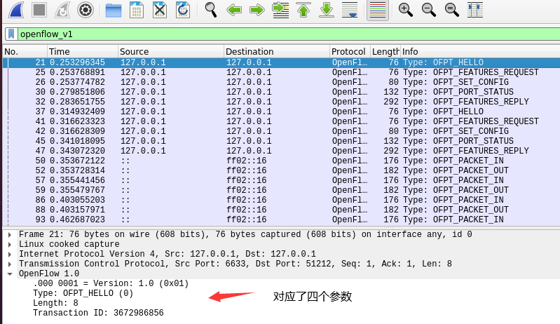 SDN实验三：OpenFlow协议分析实践_sed_17