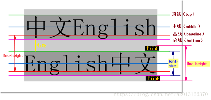 真正的能理解CSS中的line-height，height与line-height_基线