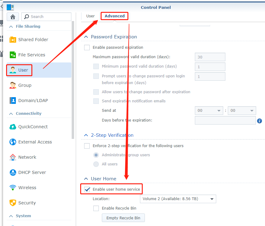 在 Synology NAS 中搭建 Git Server
Synology DS213J 群晖NAS git server架设方法_git server_03