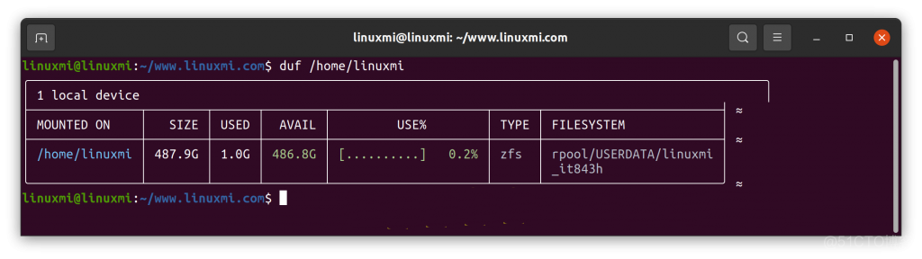 分享一款高逼格的Linux磁盘信息查看工具_文件系统_05