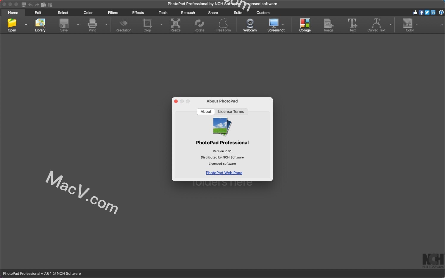 instal the last version for mac NCH PhotoPad Image Editor 11.85