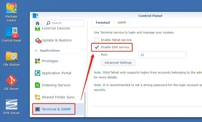 在 Synology NAS 中搭建 Git Server
Synology DS213J 群晖NAS git server架设方法_git_04