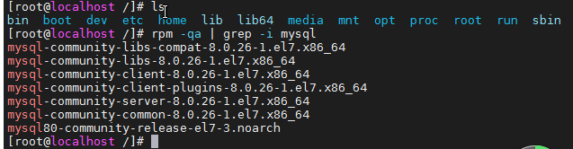 RPM包安装方式的MySQL卸载_用户组