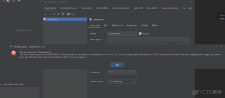 idea中连接数据库测试出现设置时区问题解决办法_ide_04
