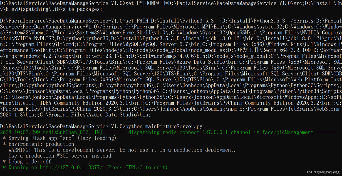 windows下使用bat脚本启动python项目_python