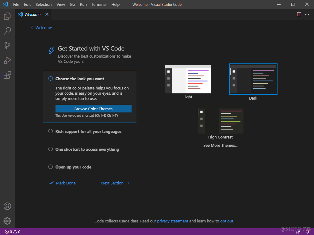 Visual Studio Code的安装_开始菜单_09