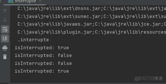 isInterrupted()方法和interrupted()方法辨析_重置