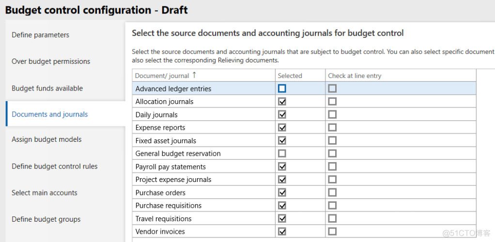 Budget control for purchase orders - Dynamics 365 FO_ico_07