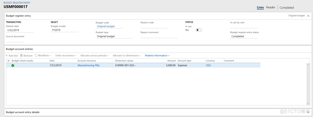 Budget control for purchase orders - Dynamics 365 FO_microsoft_11