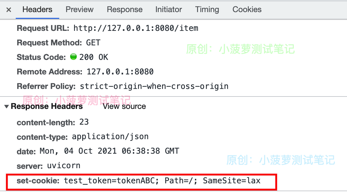 FastAPI（52）- Response Cookies 响应设置 Cookies_xml