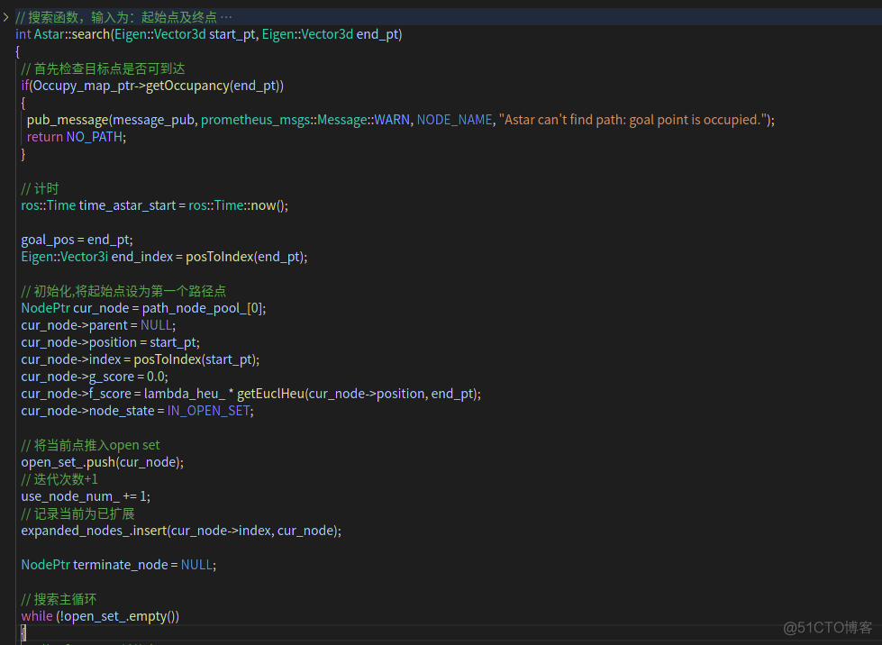 技术分享 | Prometheus避障—A_star算法代码阅读_初始化_18