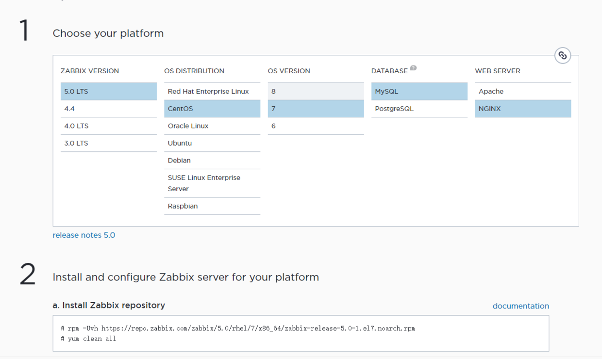 Centos7 安装Zabbix LTS 5.0版本_mysql_02