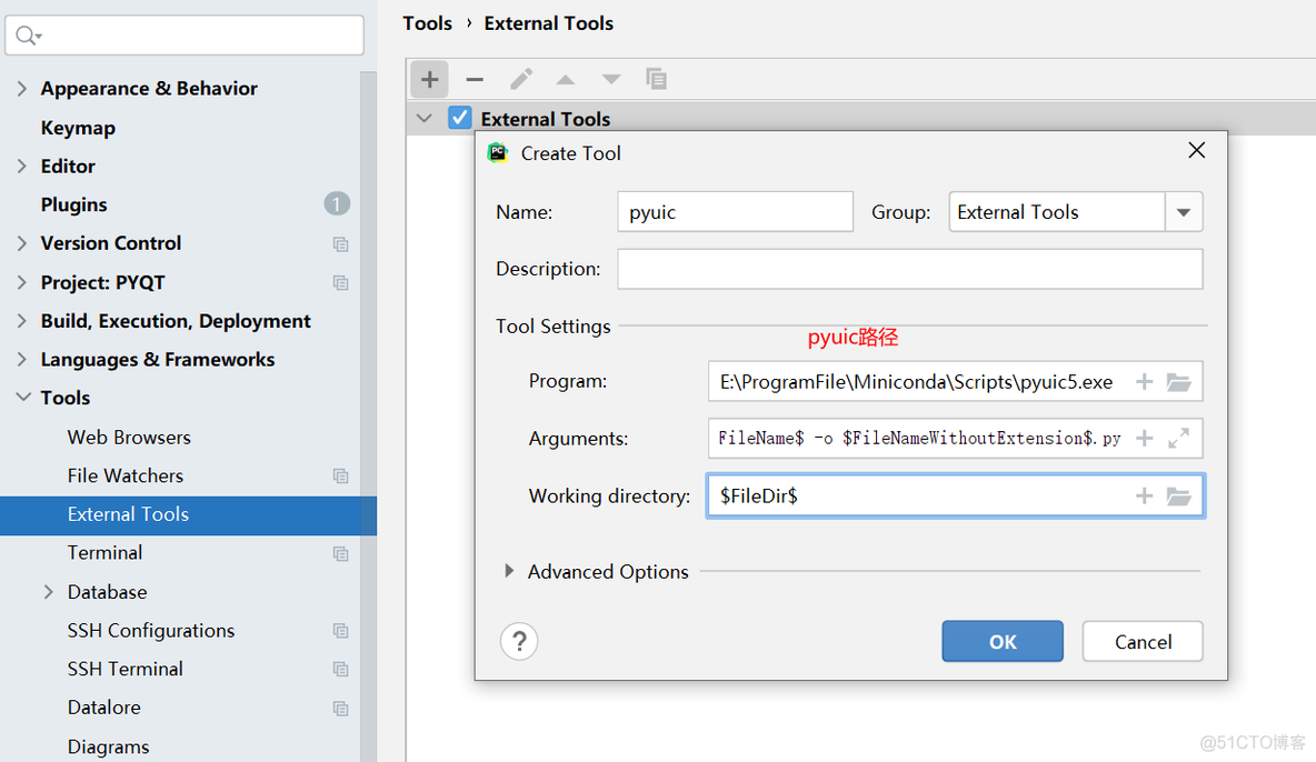 PyCharm 配置 PyQt5 Designer_ico_03