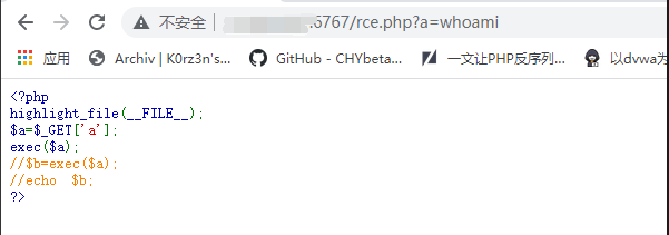 RCE篇之无回显rce_php