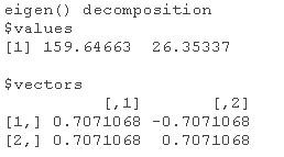 R语言矩阵特征值分解(谱分解)和奇异值分解(SVD)特征向量分析有价证券数据_奇异值分解_11