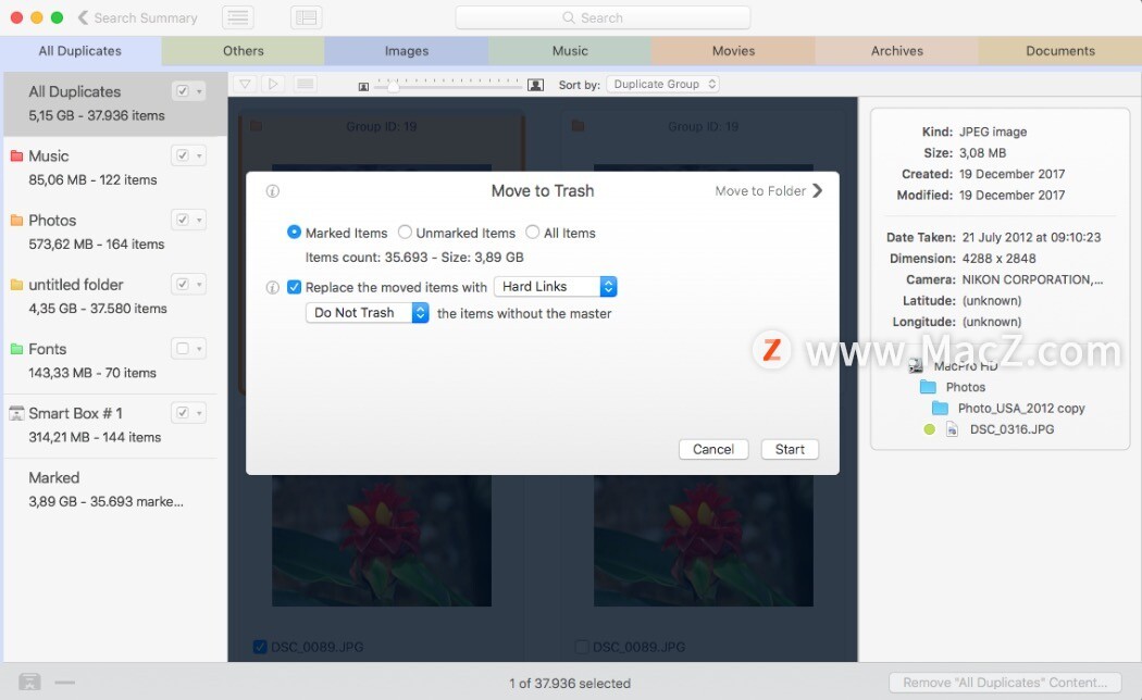 苹果Mac重复文件清理工具：​​​​Tidy Up_重复文件清理工具_02