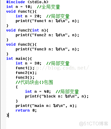 第四周学习小结_全局变量