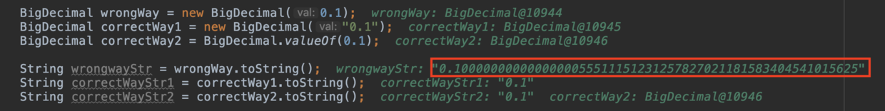 正确使用BigDecimal方式(避免出现精度问题)_java