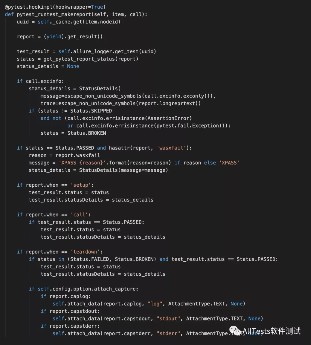 Python测试框架pytest（09）Hooks函数 - pytest_runtest_makereport获取用例执行结果_用例