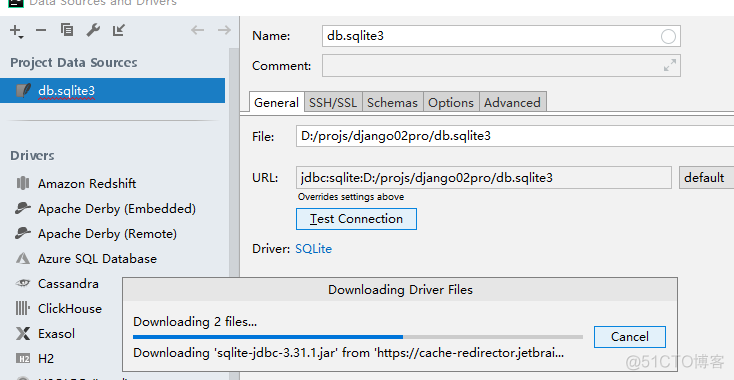pycharm中安装和使用sqlite过程详解，以及python项目在Windows上迁移和sqlite数据库迁移_django_12