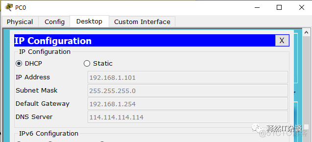 Cisco-路由器配置DHCP小实验_微信公众号_05