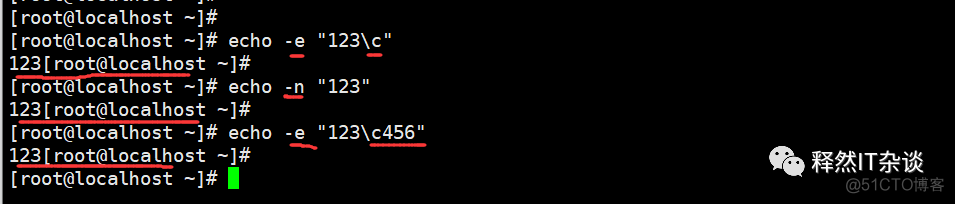 Linux基础：常用命令之echo命令详解（一）_转义_10