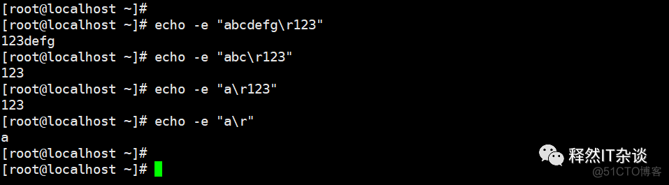 Linux基础：常用命令之echo命令详解（一）_转义字符_13