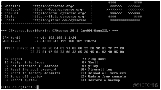 OPNSense 构建企业级防火墙--安装使用（一）_uefi_16