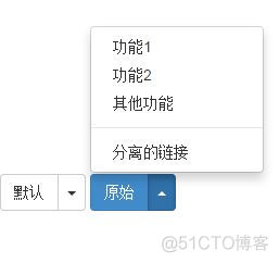 BootStrap学习(2)_下拉菜单&按钮组_css_21