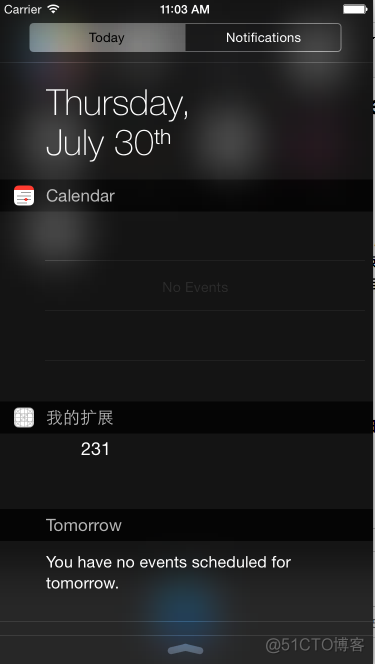 iOS8新特性扩展(Extension)应用之一——Today扩展_iOS8