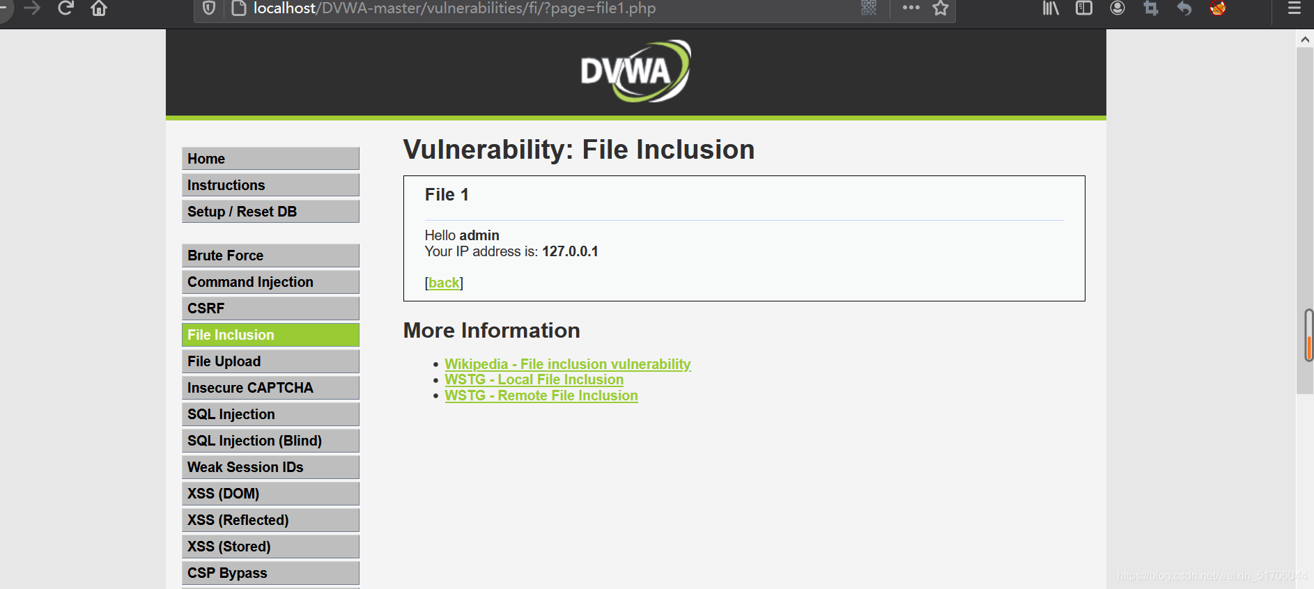 DVWA-文件包含漏洞_安全_05