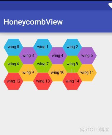 手把手带你画一个漂亮蜂窝view Android自定义view_ide