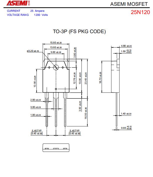 25N120-ASEMI大功率场效应管25A 1200V_其他_03