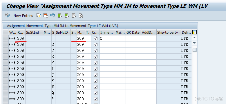 SAP WM MIGO移动类型311转库过账后WM层面产生了Posting Change Notice？_数据_07