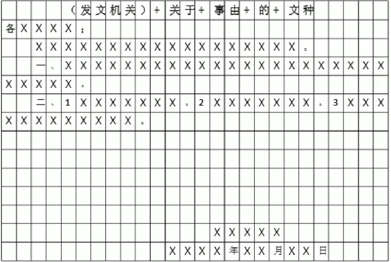 (1)具体格式1,标题(1)格式的一般写法(文种)的通知(2)书写格式标题要