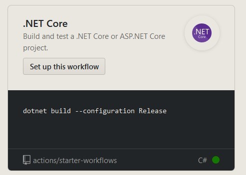 dotnet 部署 github 的 Action 进行持续集成_文件名_02