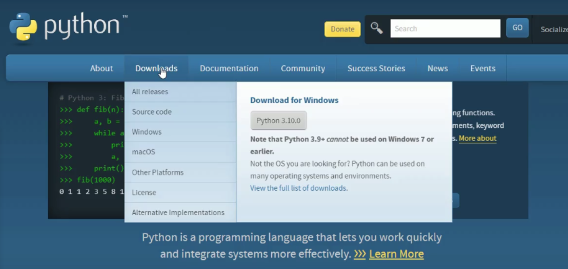 Python解释器的下载安装    Python 3.6.8 - Dec. 24, 2018版本_数据