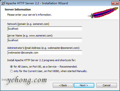 在 Windows 下安装 WAMP（Apache、MySQL、PHP）详细图文教程_php_07